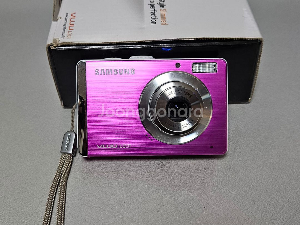 삼성 VLUU L301 핑크화이트 뷰티샷 디카 풀박스--0