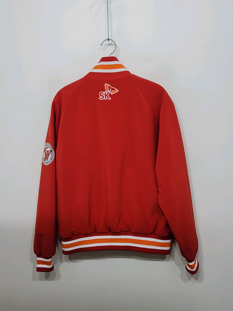 (L) SK 와이번스 야구점퍼 빨강 스타디움 자켓 이미지