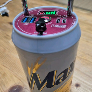 캠핑 갬성 맥주캔 파워뱅크 맥뱅(12.6V 14A)