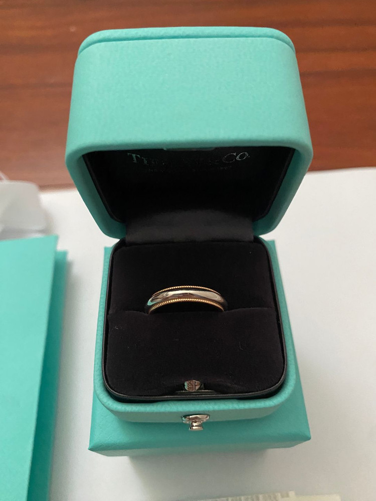 티파니앤코 밀그레인 로즈골드 4mm, 4.5호--3