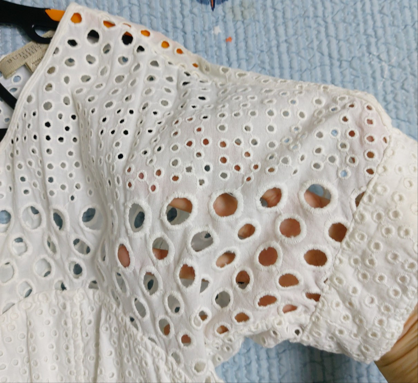 버버리브릿원피스 버버리화이트펀칭원피스55--4