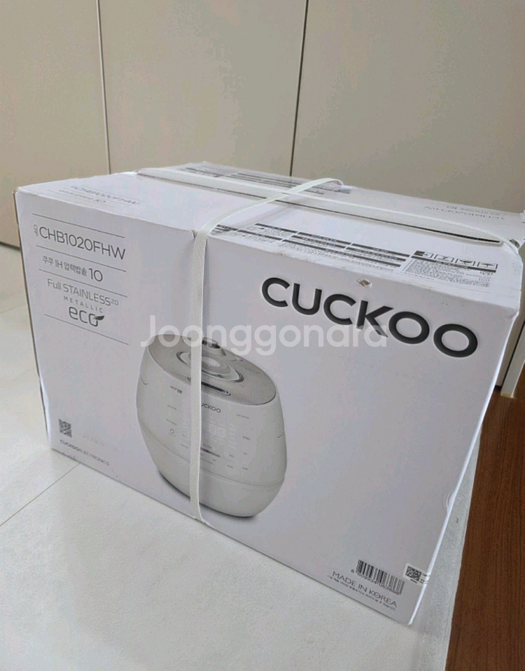 쿠쿠 IH압력밥솥 CRP-CHB1020 FHW 새상품--0