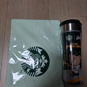 랜더스 스벅데이 기념 텀블러 타월 팝니다(미개봉)