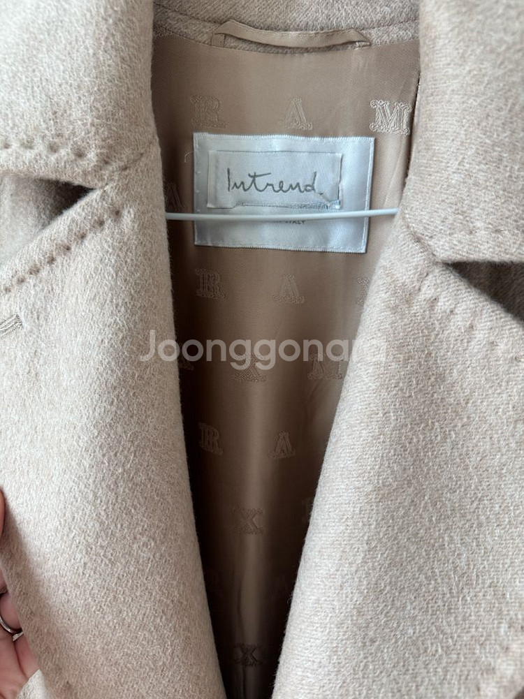 막스마라 자고 캐시미어 카멜 코트--1
