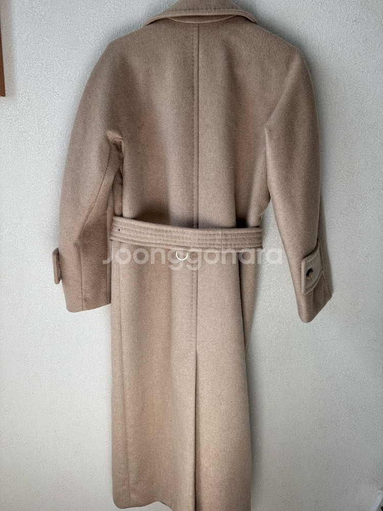 막스마라 자고 캐시미어 카멜 코트--6