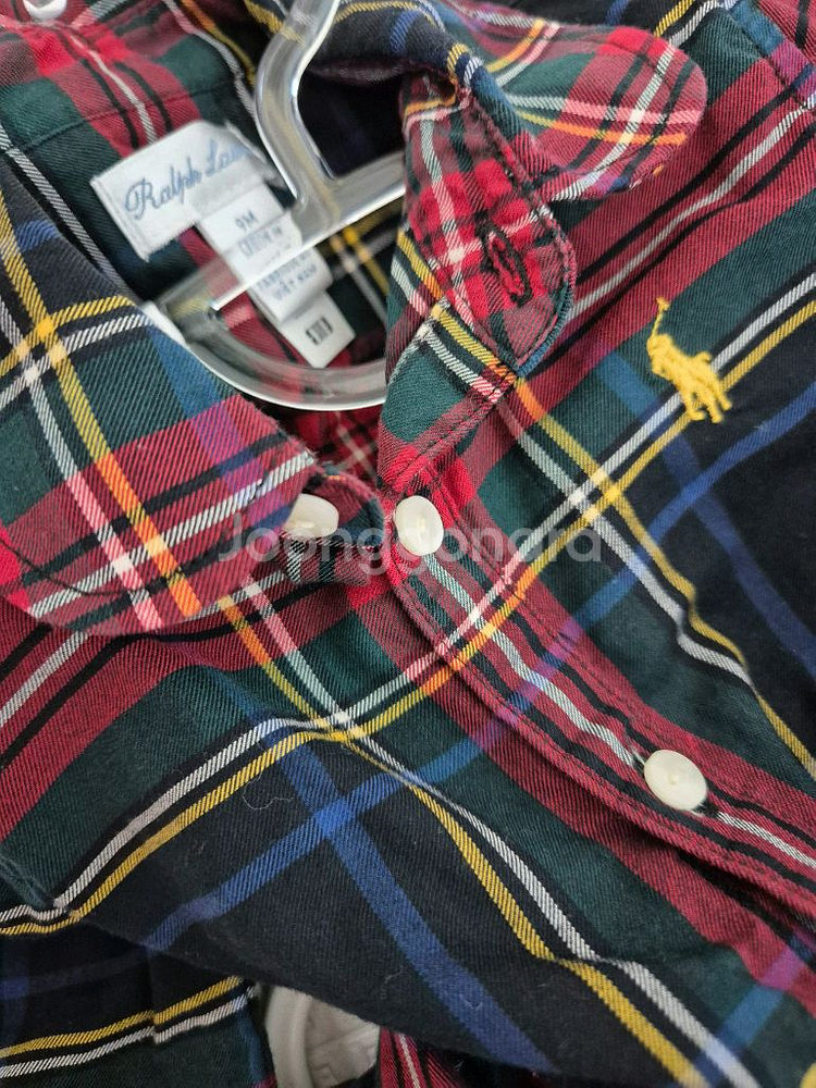 폴로 원피스 +롬퍼 9m 아기원피스--1