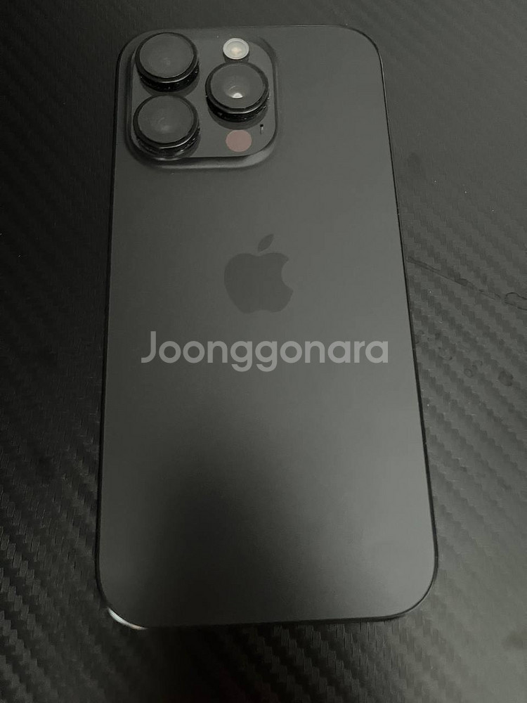 아이폰 16pro 128기가 블랙티타늄 색상--1