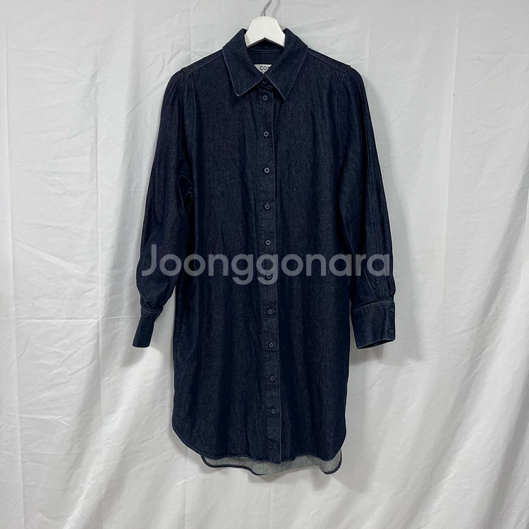 코스(COS) 데님 셔츠 원피스--0