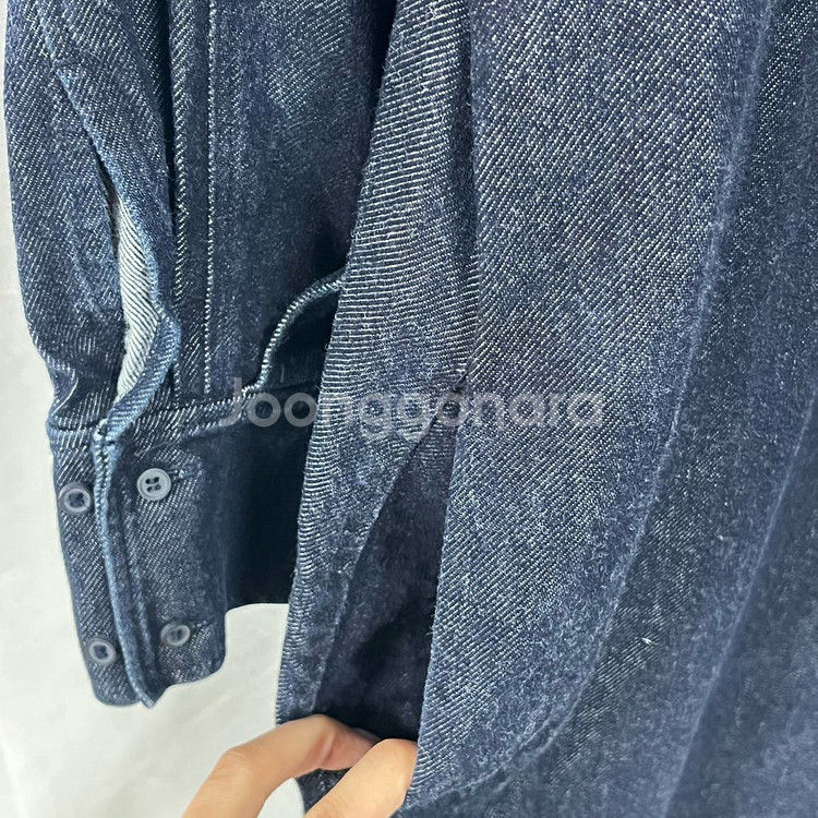 코스(COS) 데님 셔츠 원피스--5