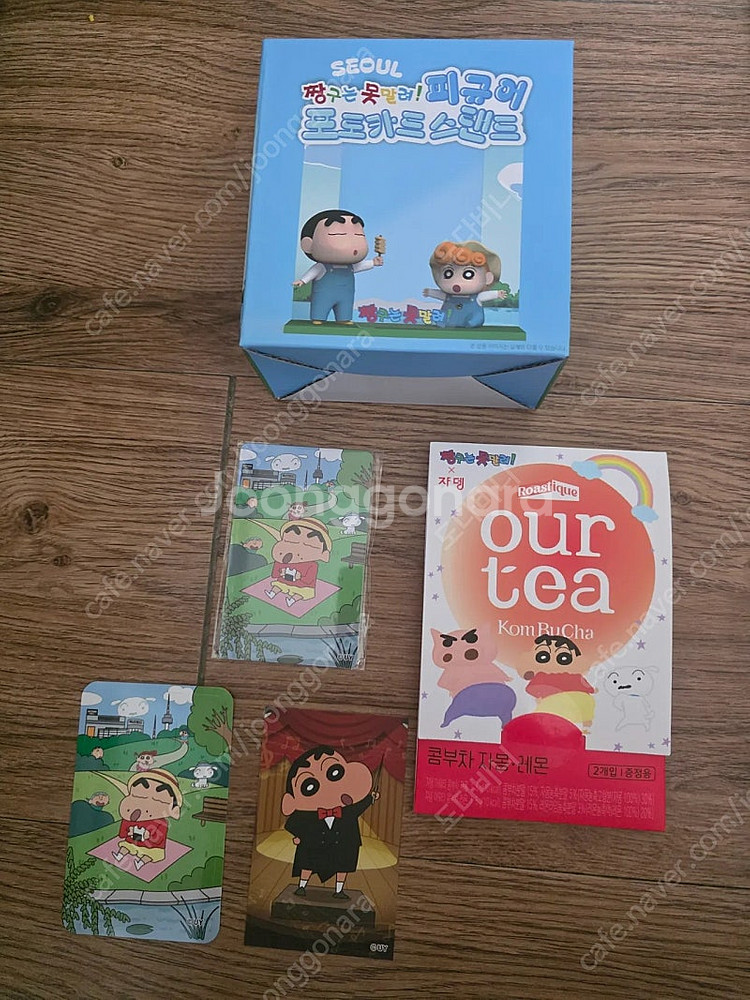 한정판) 용산 짱구 피규어 포토카드 스탠드--0