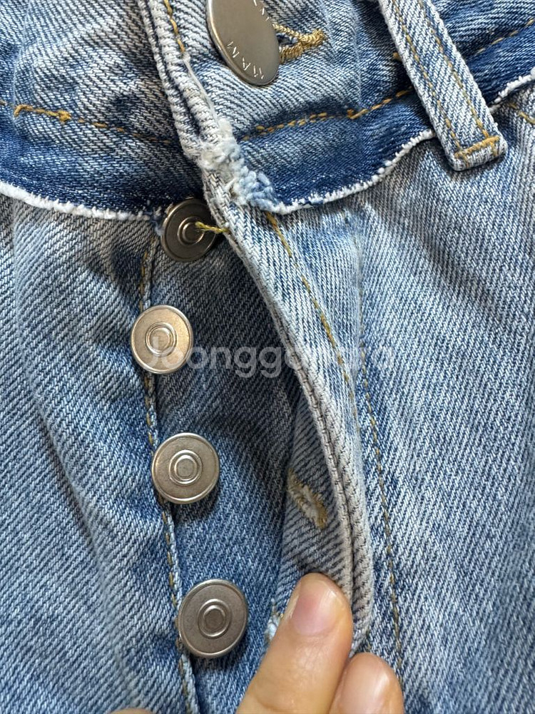 11am 와이드 부츠컷 데님 팬츠--7