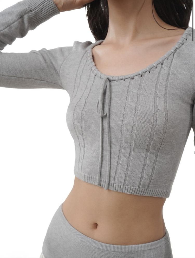 클리시어 Churro cable ribbon knit, 이미지