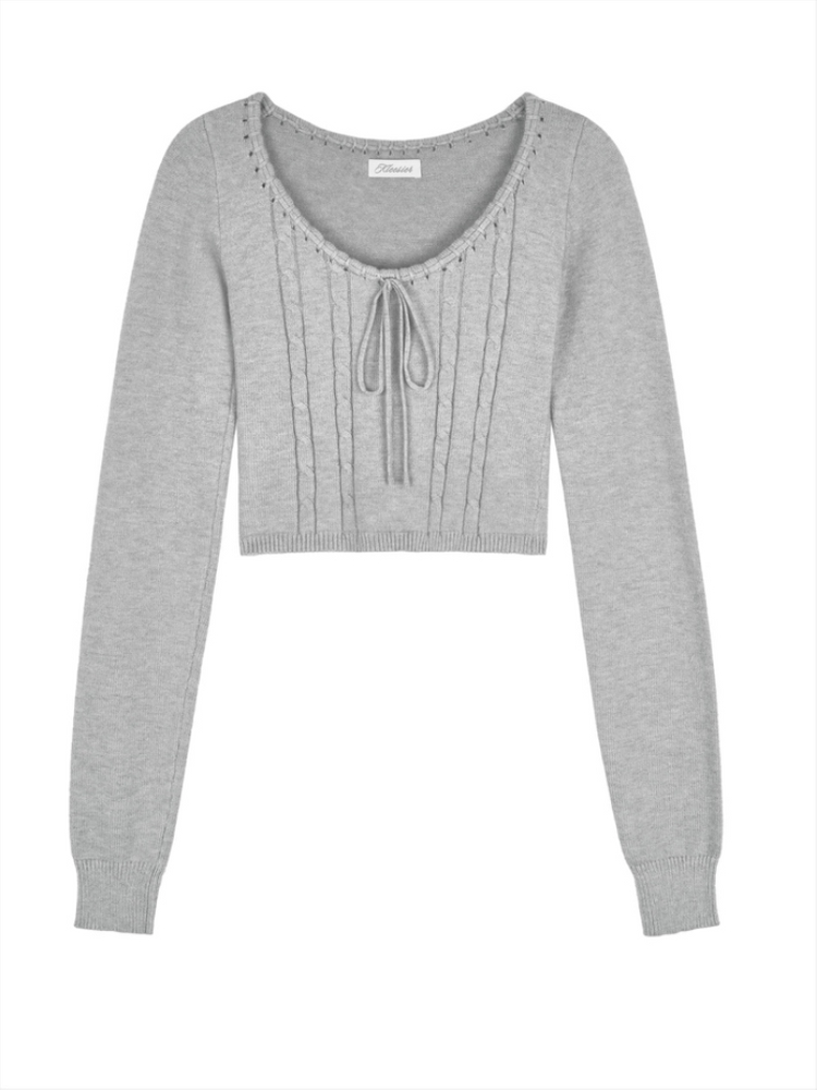 클리시어 Churro cable ribbon knit, 이미지