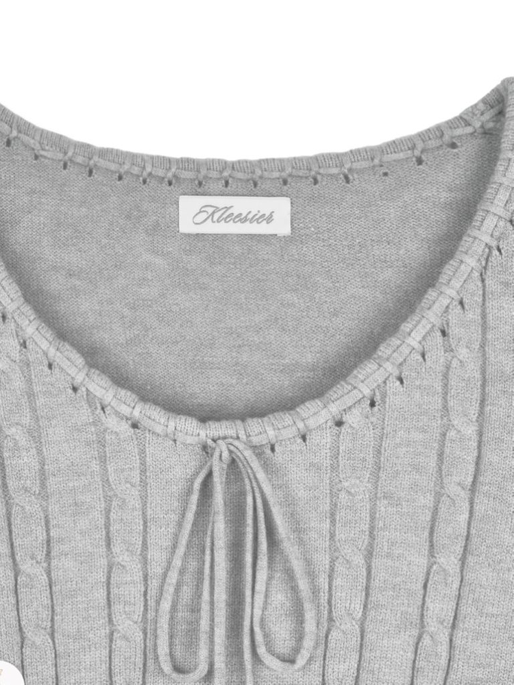 클리시어 Churro cable ribbon knit, 이미지