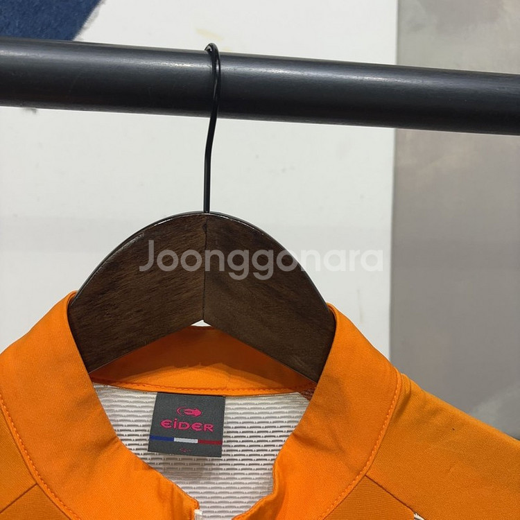 (100) 아이더 여성 등산 기능성 반집업 반팔 티--1