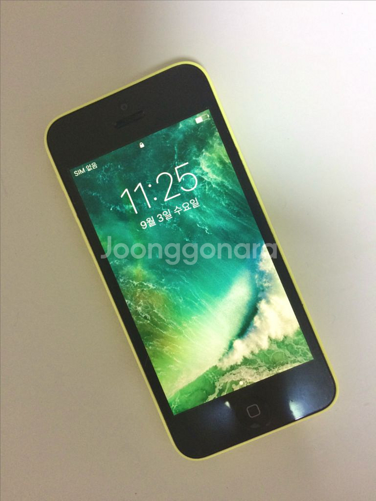 아이폰5c 옐로우 32gb--3