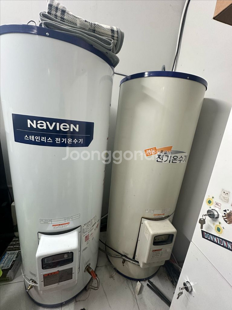 나비엔 전기온수기 400L 2개--0