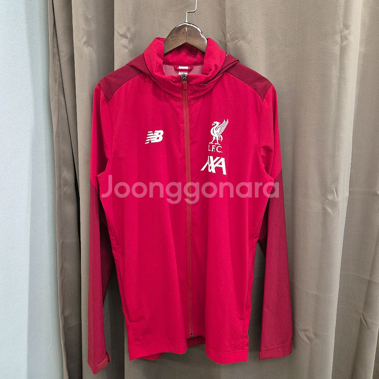 뉴발란스 리버풀 LFC 후드 집업 레드--0