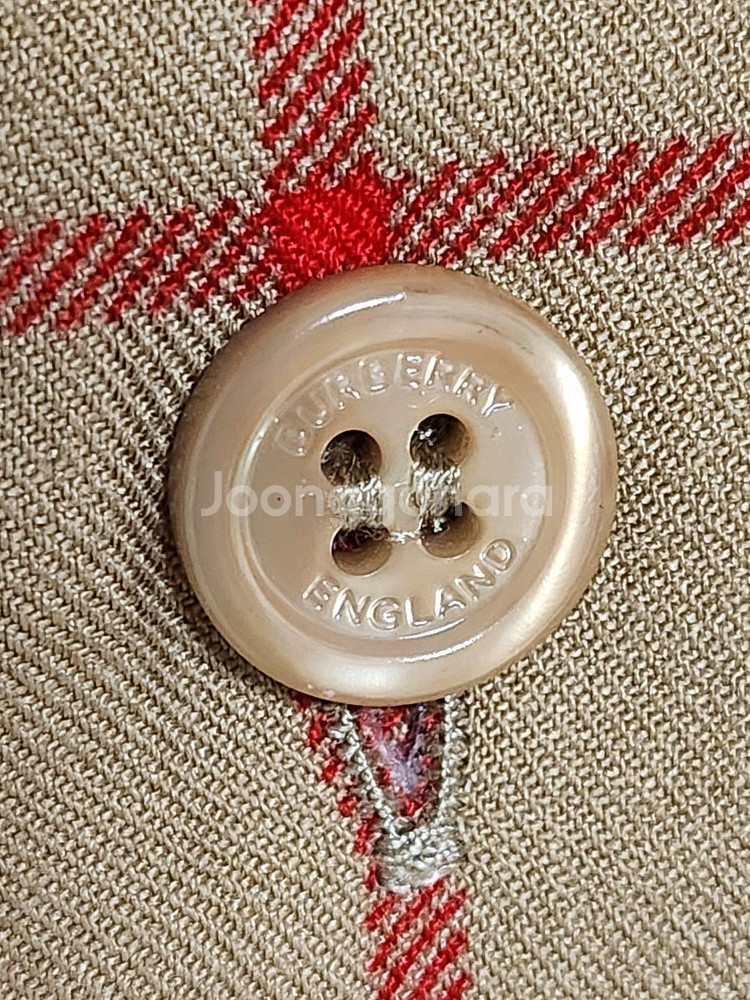 L 버버리 체크 레이온 오버핏 셔츠 8025821--2