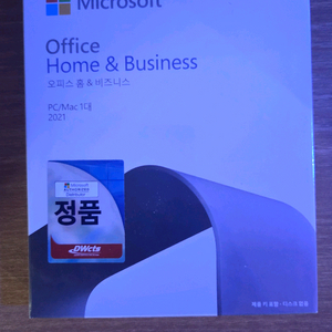 ms오피스 홈앤비즈니스2021 미개봉신품