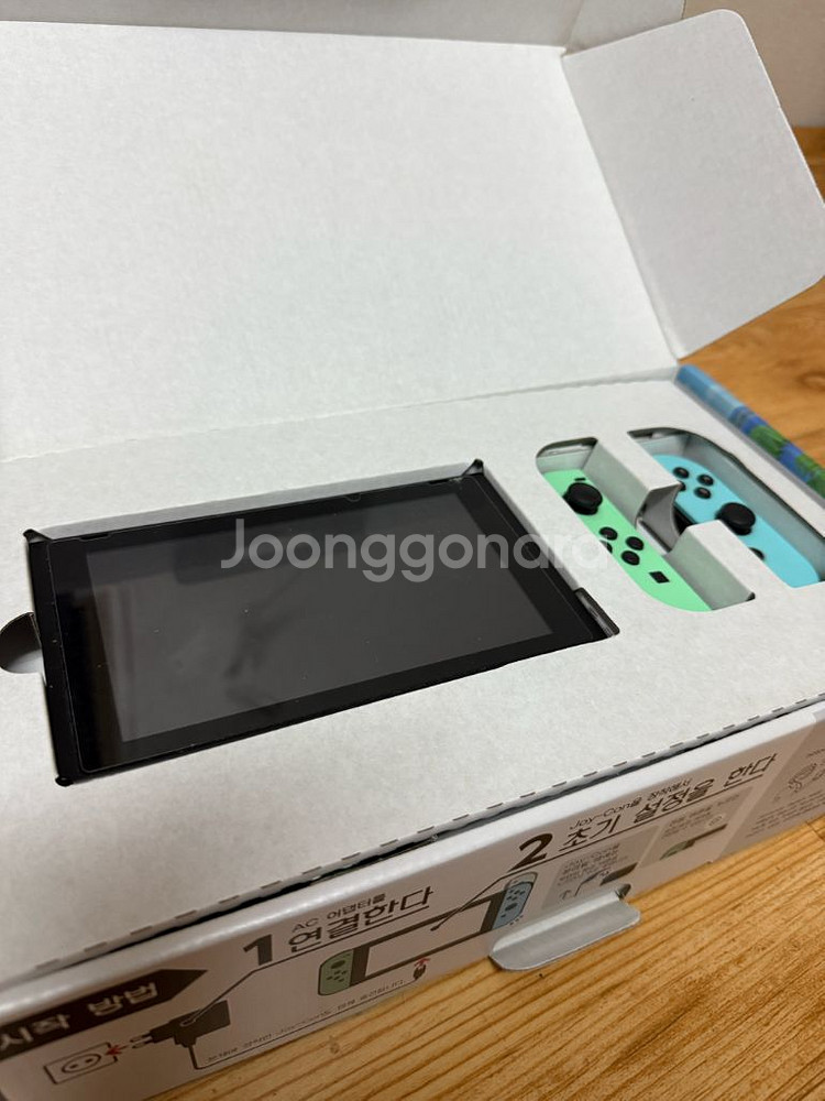 닌텐도 스위치 동물의숲 에디션 풀구성 판매합니다--2