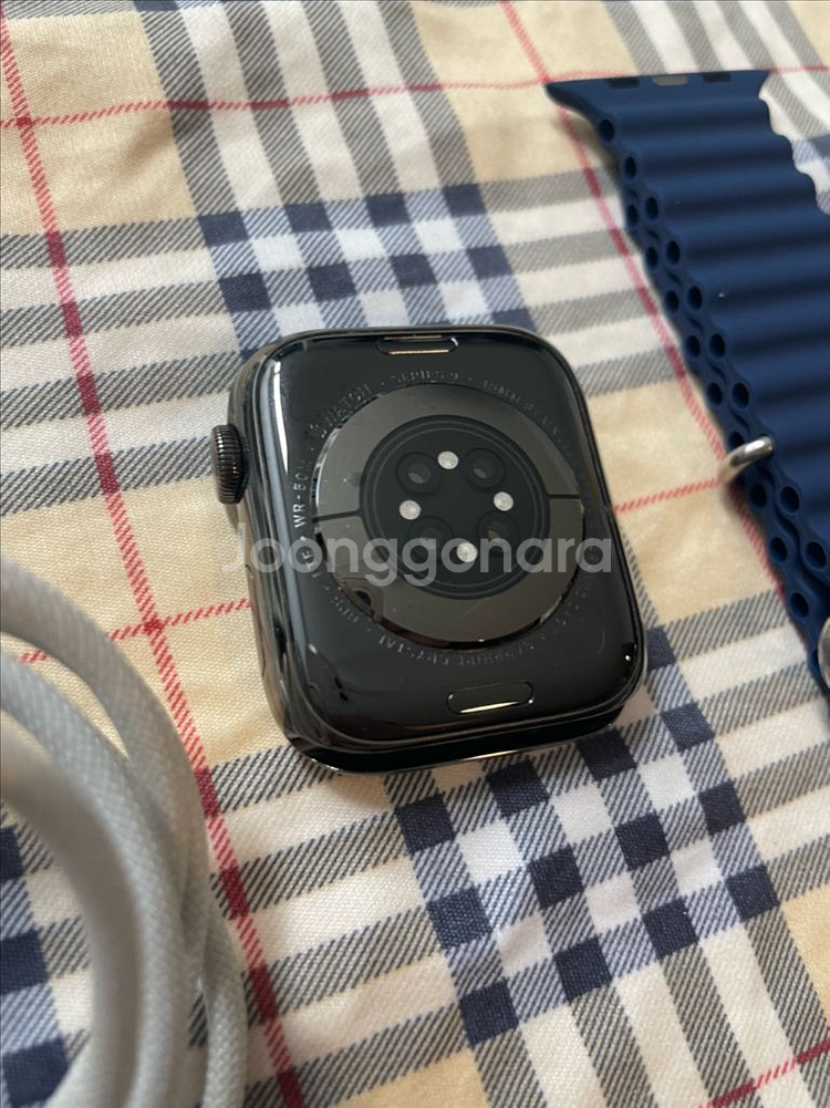 애플워치9스테인리스 45mm SSS급 케어+--2
