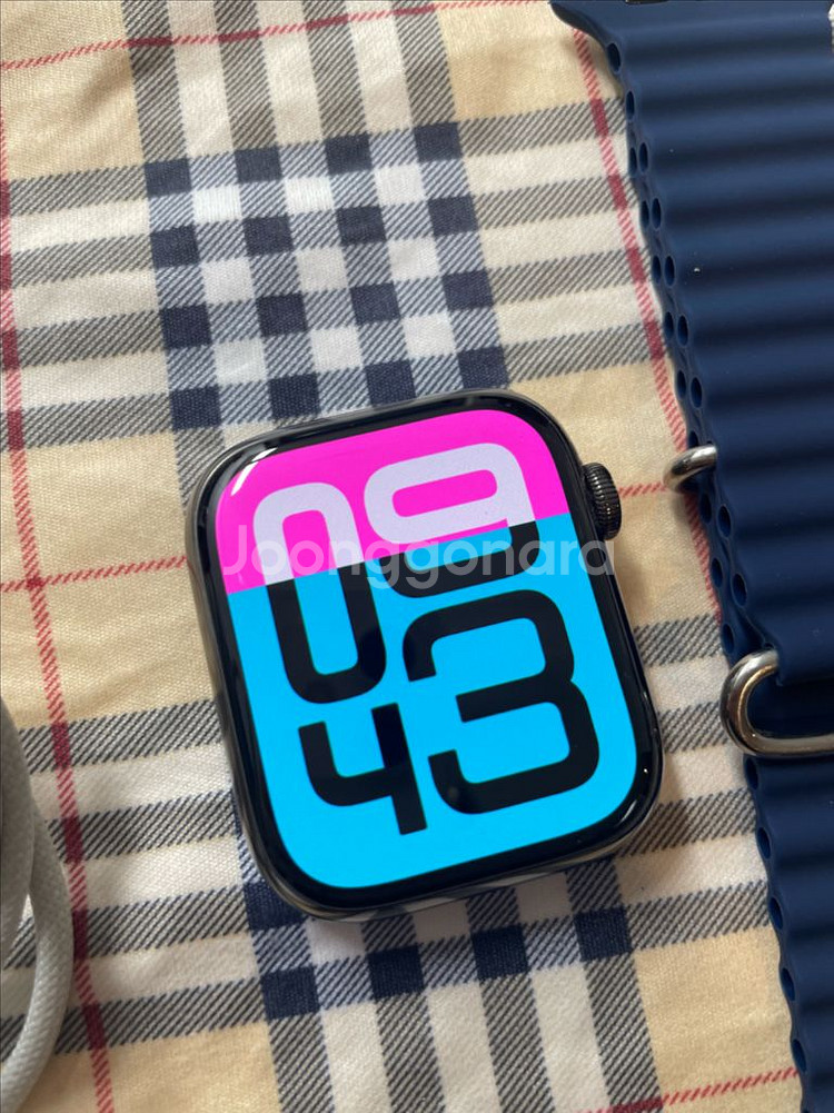애플워치9스테인리스 45mm SSS급 케어+--1