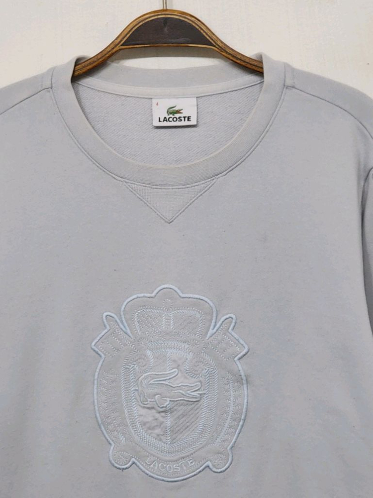 (L) 라코스테 맨투맨 로고 스웨트 티셔츠 캐주얼--1