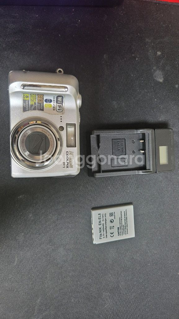 니콘 coolpix p1 디지털 카메라--0