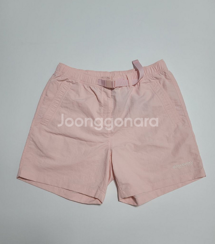 새상품)디스커버리 여성 벨티드 쇼츠 경량 포켓반바지--1