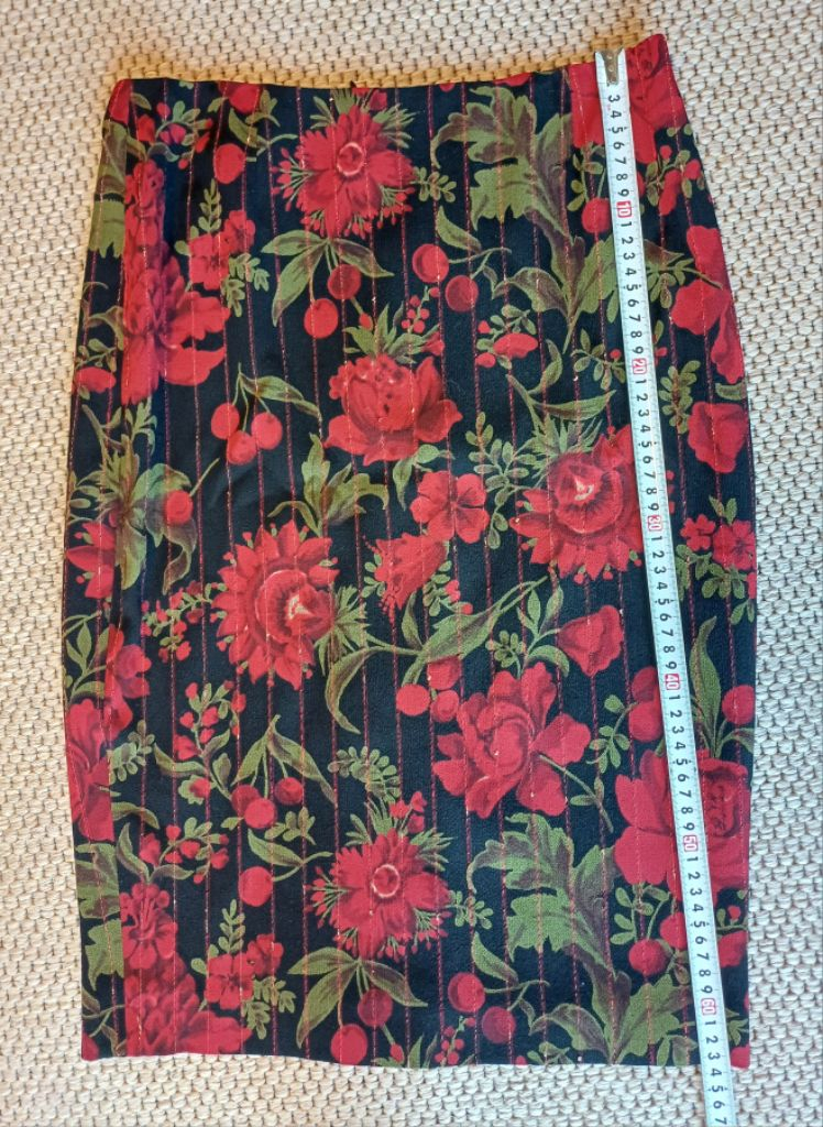 에스카다(ESCADA) 플로럴 펜슬 스커트 36 size--4