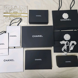 샤넬 자석 박스 케이스 쇼핑백 일괄 CHANEL