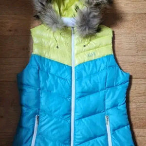 (새상품급) 엘르 골프 여성 기능성 패딩 조끼95/55