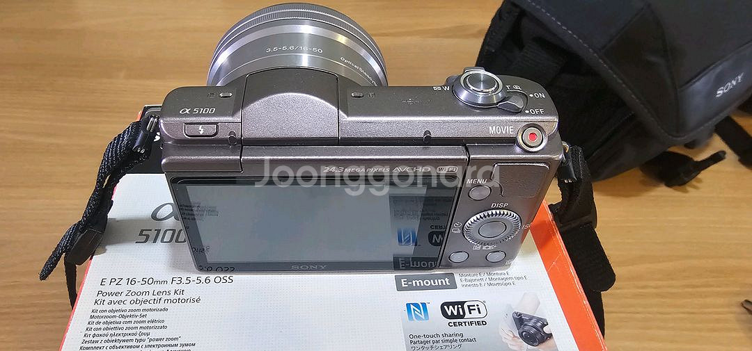 소니 미러리스 a5100+ SEL50F18 여친렌즈--2