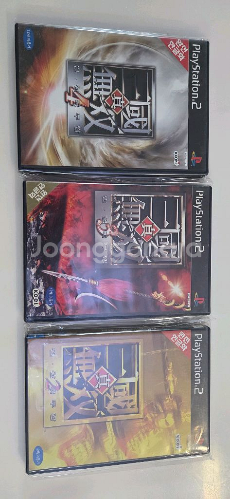 PS2 진 삼국무쌍 2, 3, 4 한글 정발판 중고--0