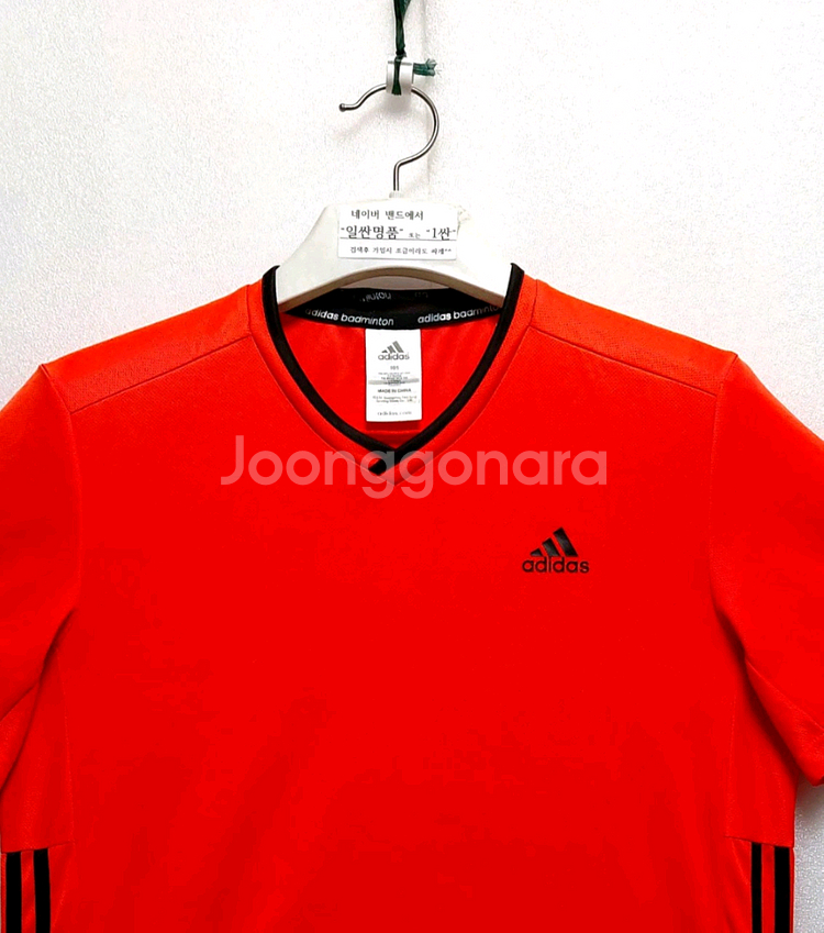 아디다스 기능성반팔100-105배드민턴 테니스 런닝--1