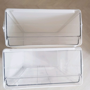 다용도 정리함 펜트리 수납함 리빙 박스 2개 투명