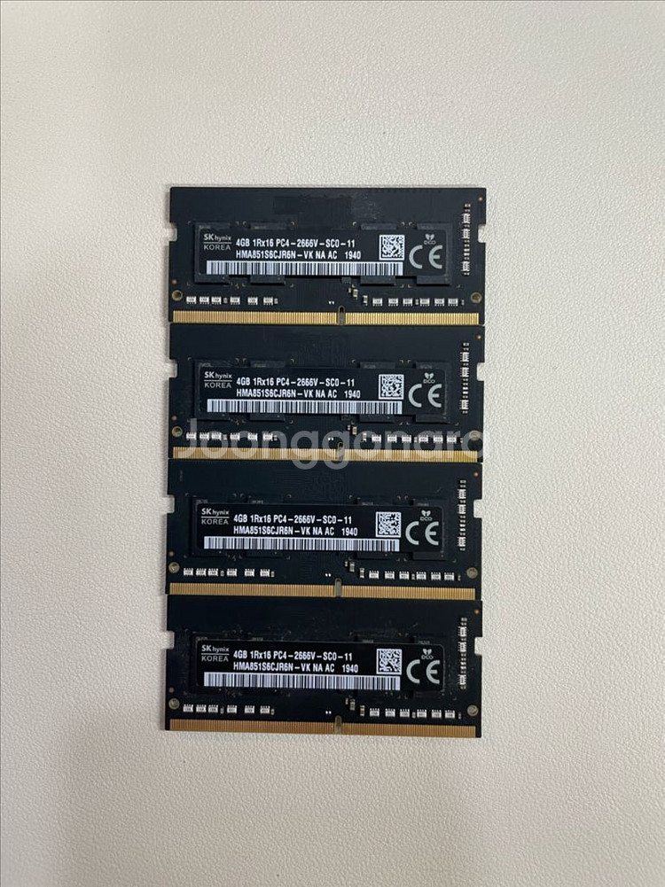 SK 노트북램 DDR4 4GB 4개 일괄--0