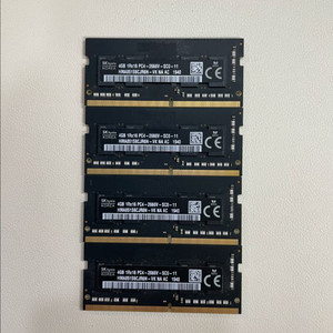 SK 노트북램 DDR4 4GB 4개 일괄