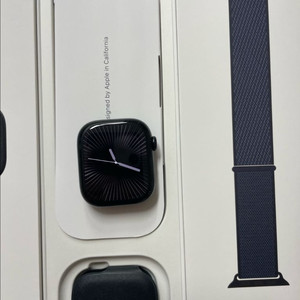 에플워치10 42mm 제트블랙 신품급