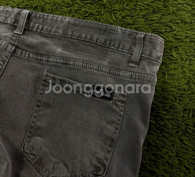 스톤아일랜드 카고 흑청바지 카고팬츠 35인치--2