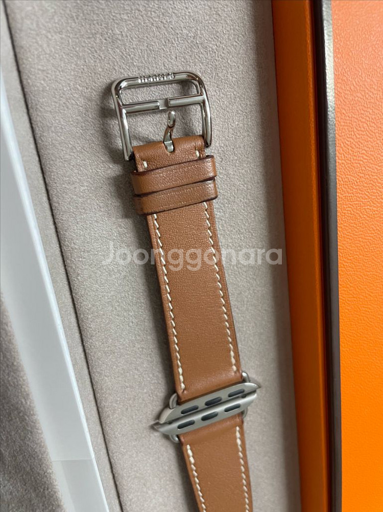 애플워치 에르메스 골드 싱글투어 41mm SS급--1