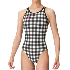 아레나 재팬 더블 브이백 터프수트 탄탄이 블랙 M