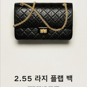 샤넬 2.55 빈티지 라지 플랩 백 금장 29번대