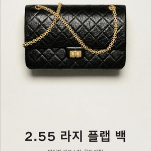 샤넬 2.55 빈티지 라지 플랩 백 금장 29번대