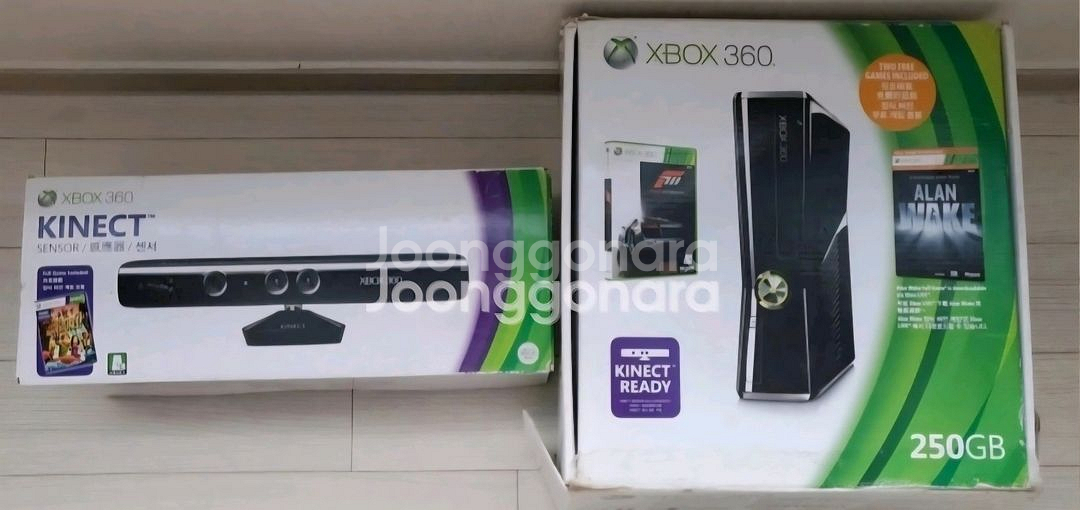 XBOX360 신형 슬림 250GB 키넥트 패키지--0