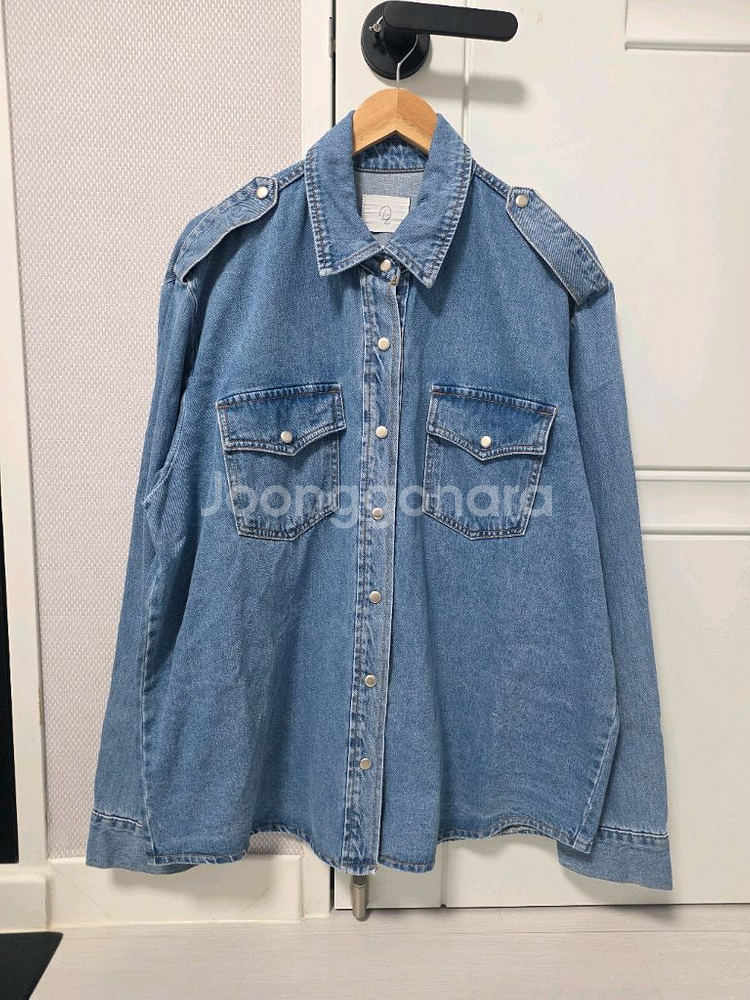 새상품)오버핏 청남방--0