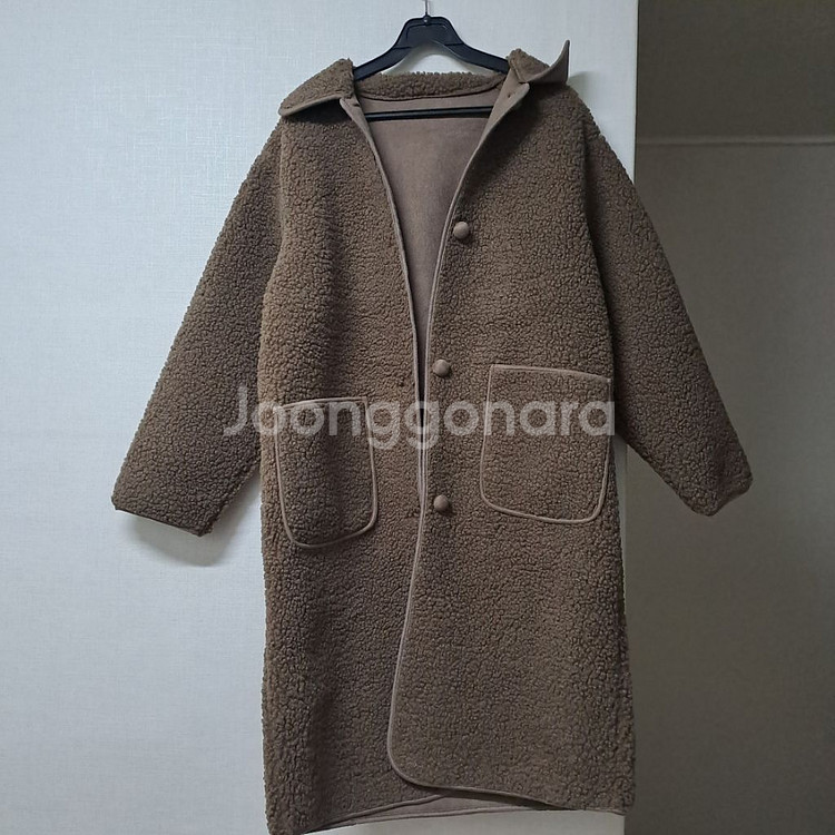 새상품) 카라 뽀글이 코트 / 양털 무스탕코트--0