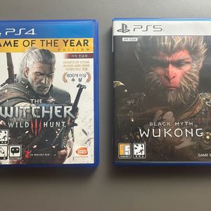 ps5 검은신화 오공+ps4 위쳐3