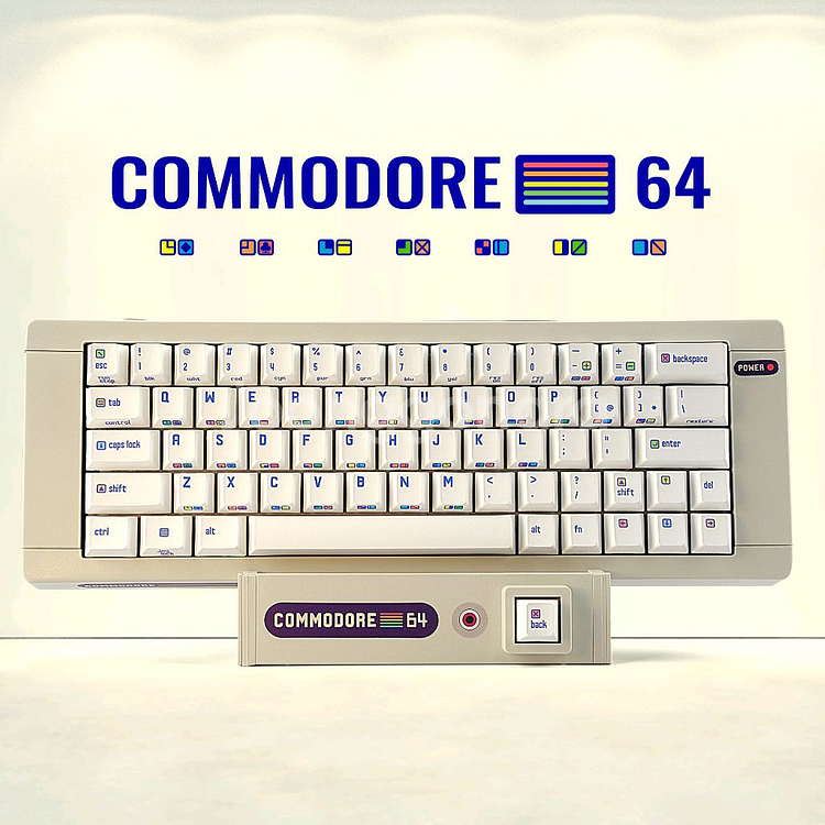 코모도어64 키캡 코모도어 키캡 코모도64 풀박--1